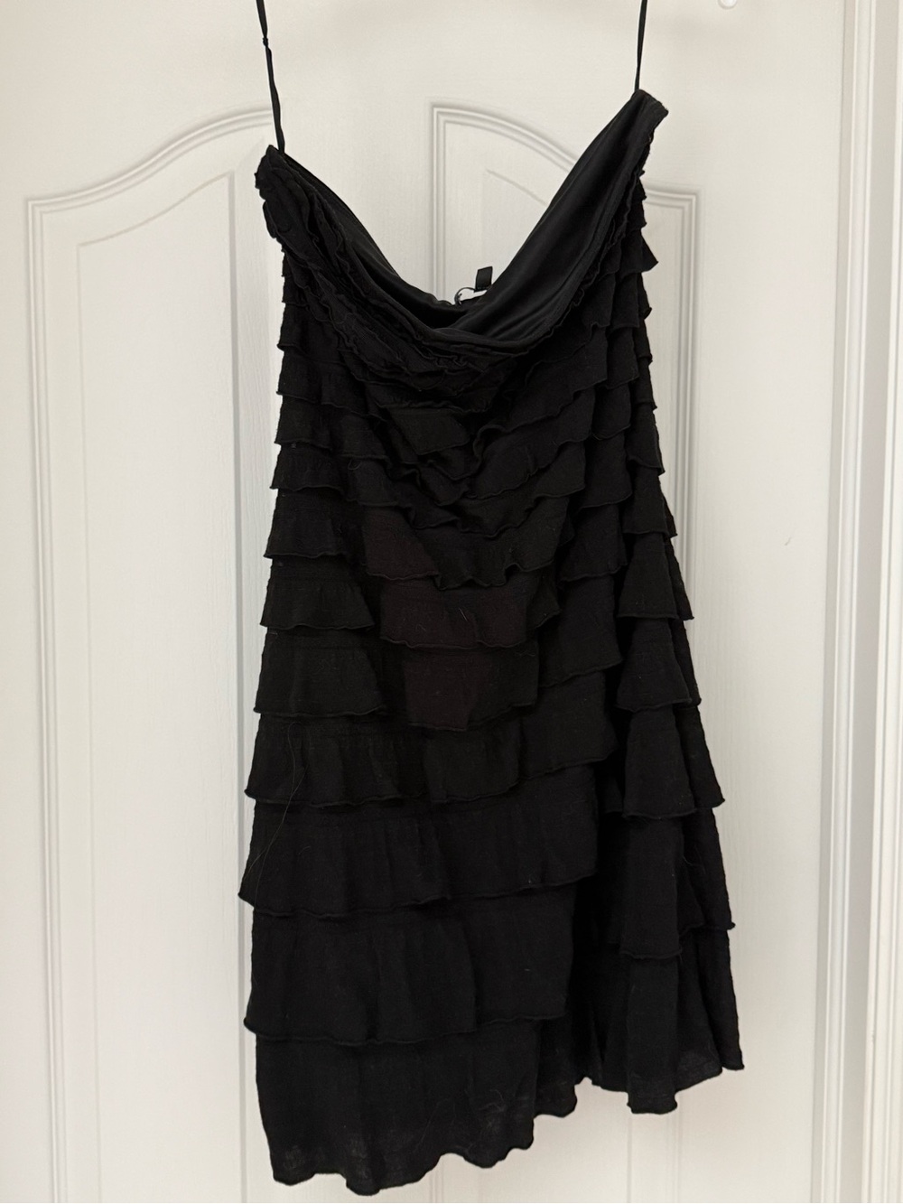 Express Black Mini Slip Dress